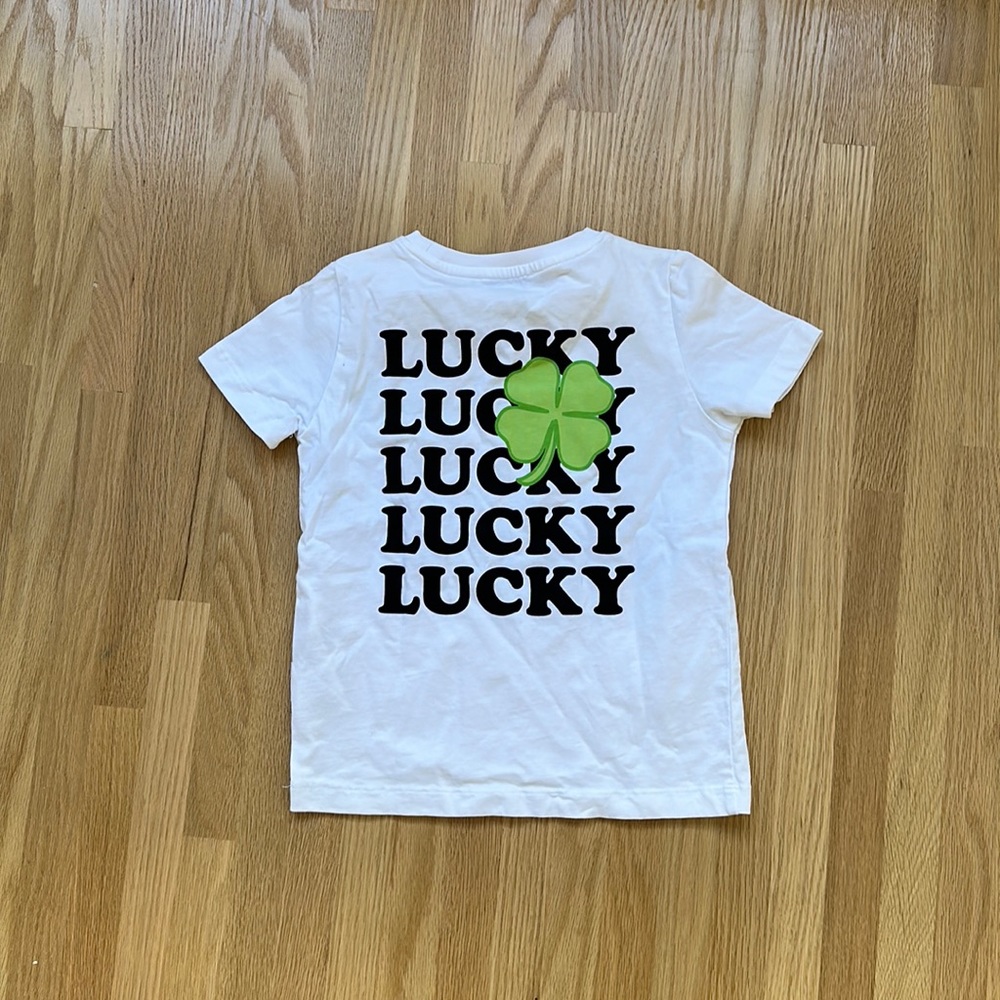 Saint Patrick’s day shirt lucky boy size 3T